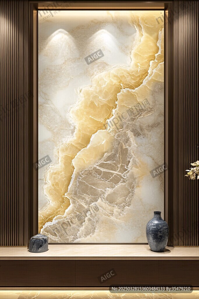 玉石紋理藝術裝飾墻面