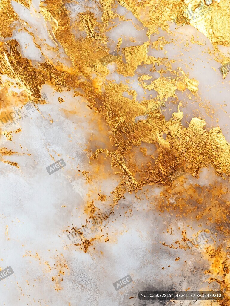 金白交織的奢華紋理背景