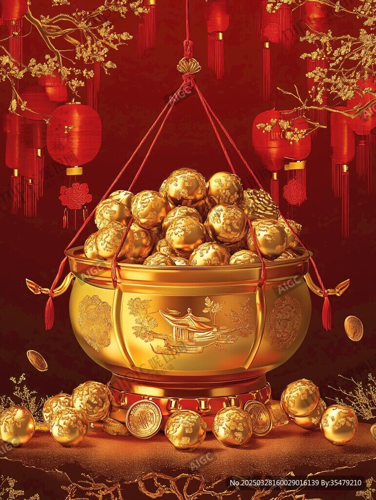 金盆聚寶賀新春