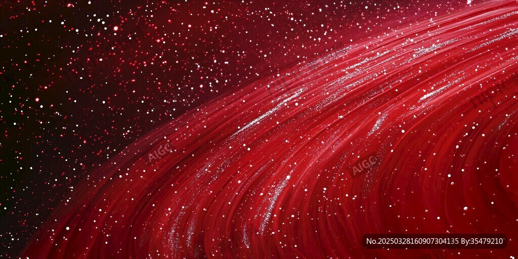 夢幻紅色星空抽象紋理