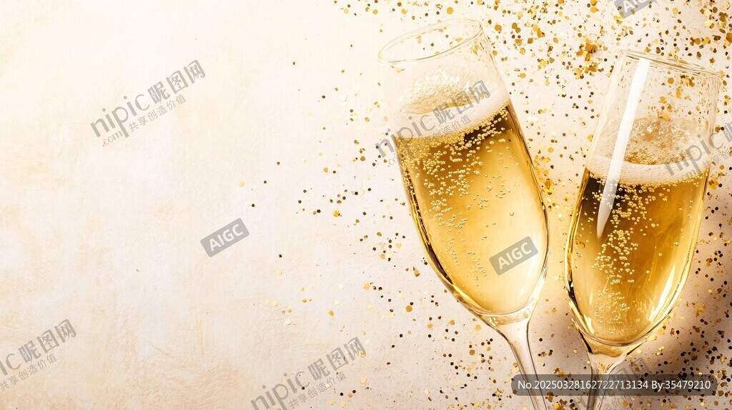 香檳美酒慶祝時刻
