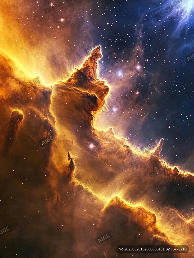 夢幻星云宇宙壯麗景象
