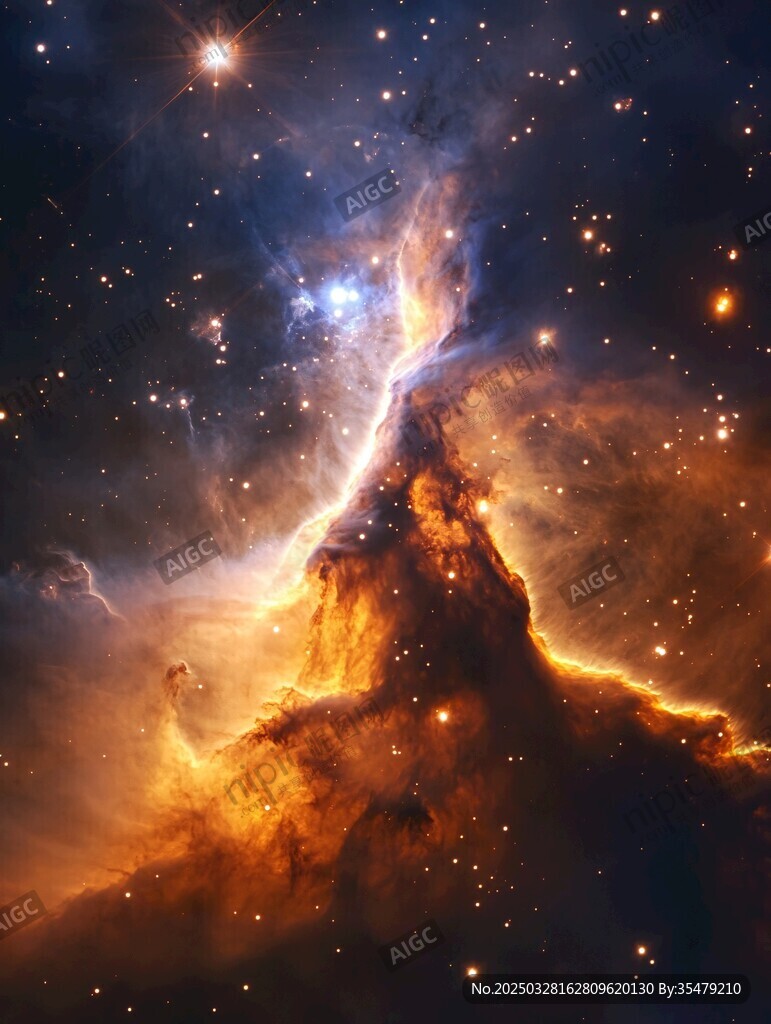 宇宙星云壯麗景象