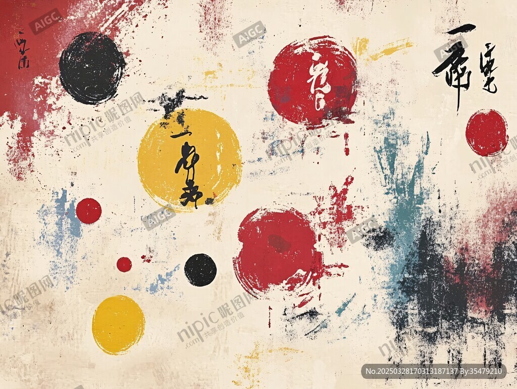 抽象水墨藝術(shù)畫作欣賞