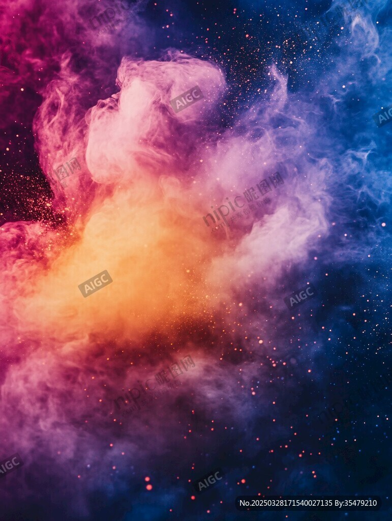 夢(mèng)幻星云宇宙絢麗景象
