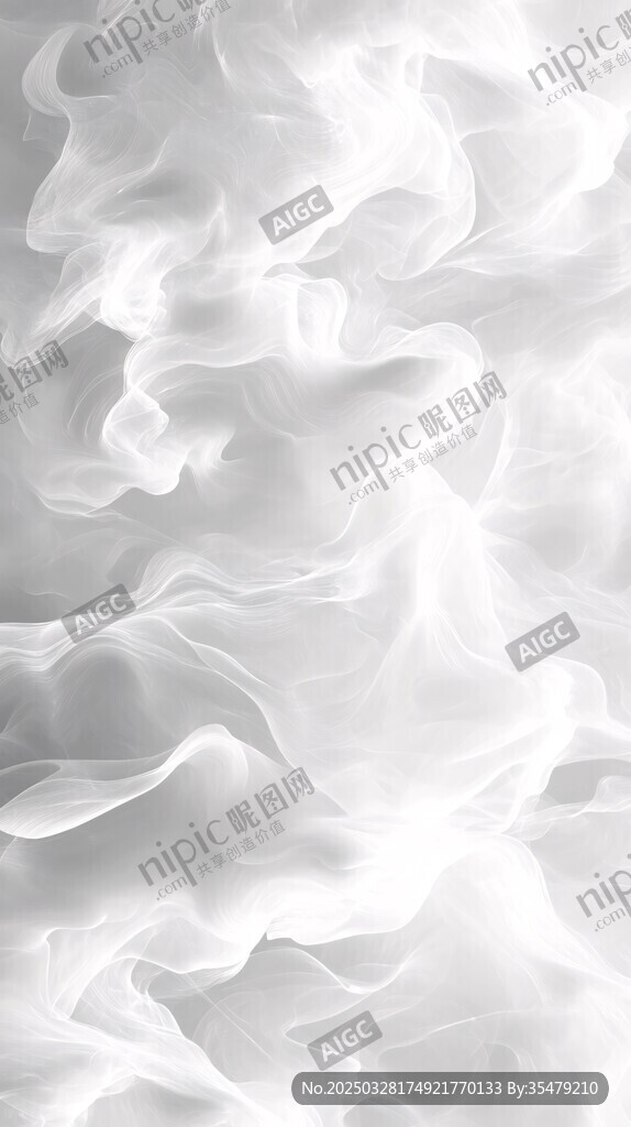 白色煙霧紋理背景圖