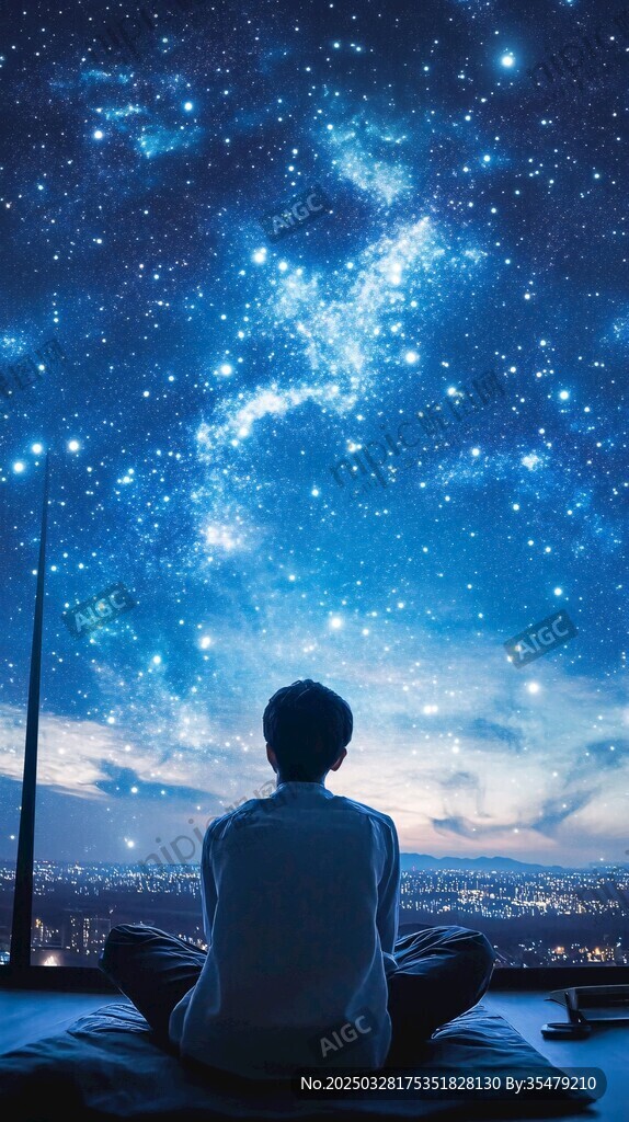 靜坐觀星人