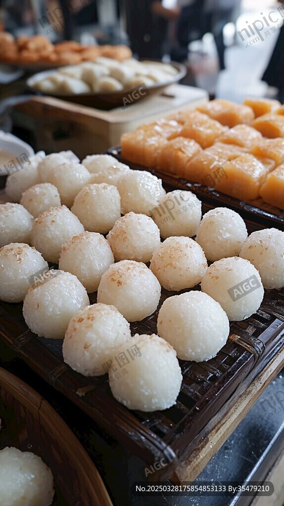 美味傳統(tǒng)糕點 軟糯團(tuán)子