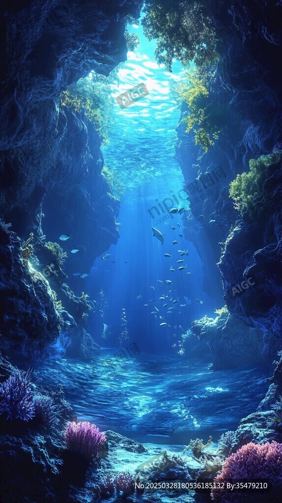 夢(mèng)幻海底洞穴奇景