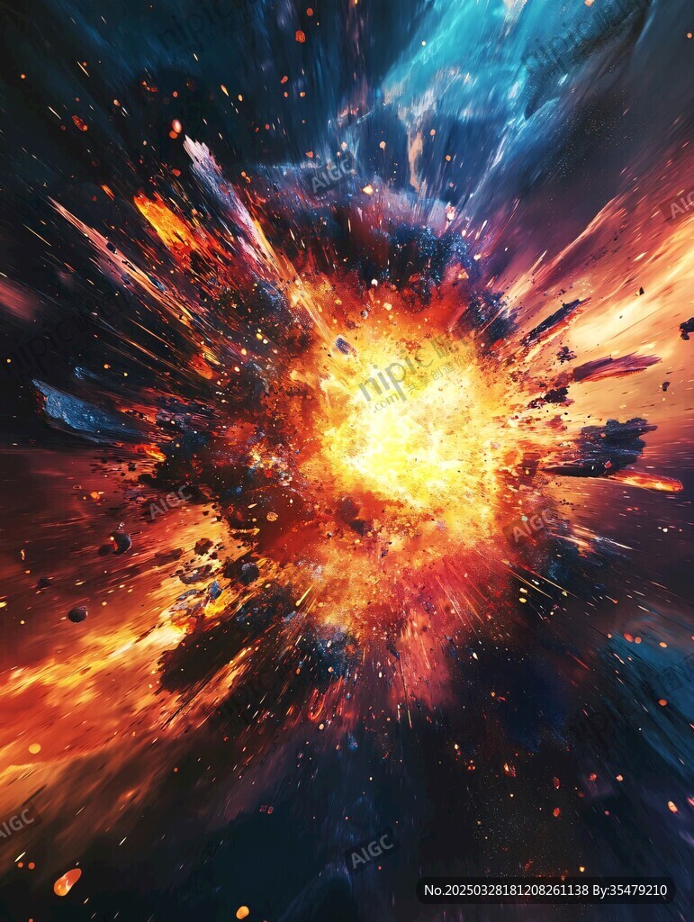 宇宙大爆炸絢麗瞬間