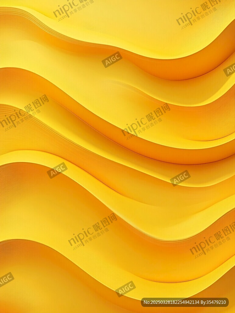 金黃波浪質(zhì)感抽象背景圖