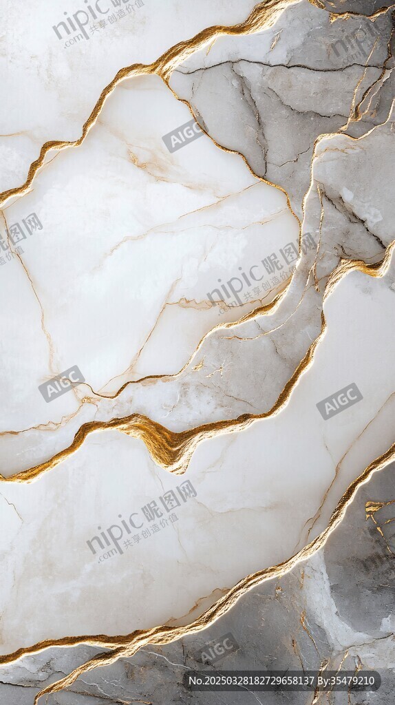 奢華金紋大理石紋理圖案