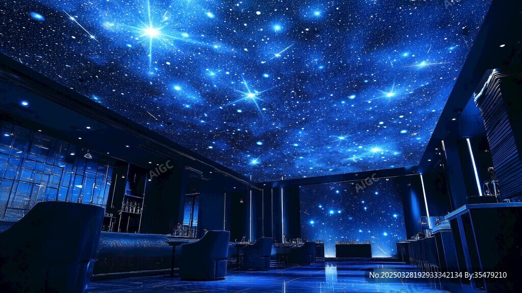 夢幻星空主題室內空間