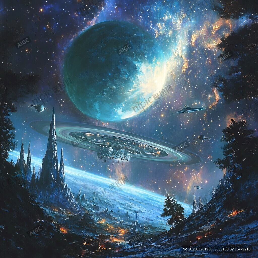 夢幻外星世界的星際奇觀