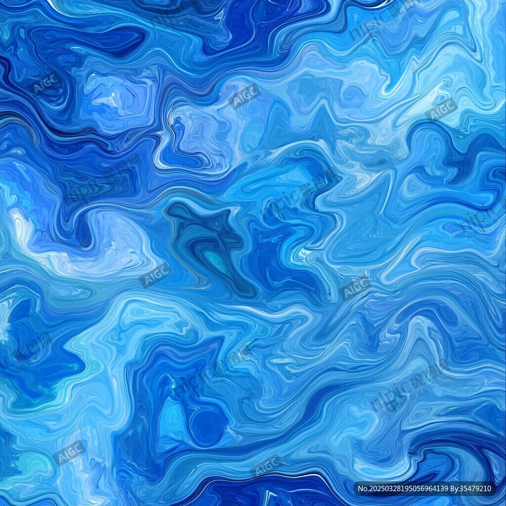 藍色流動紋理抽象背景圖