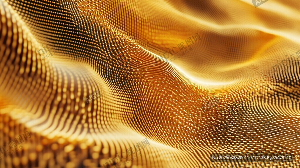 金色流動紋理科技風(fēng)背景