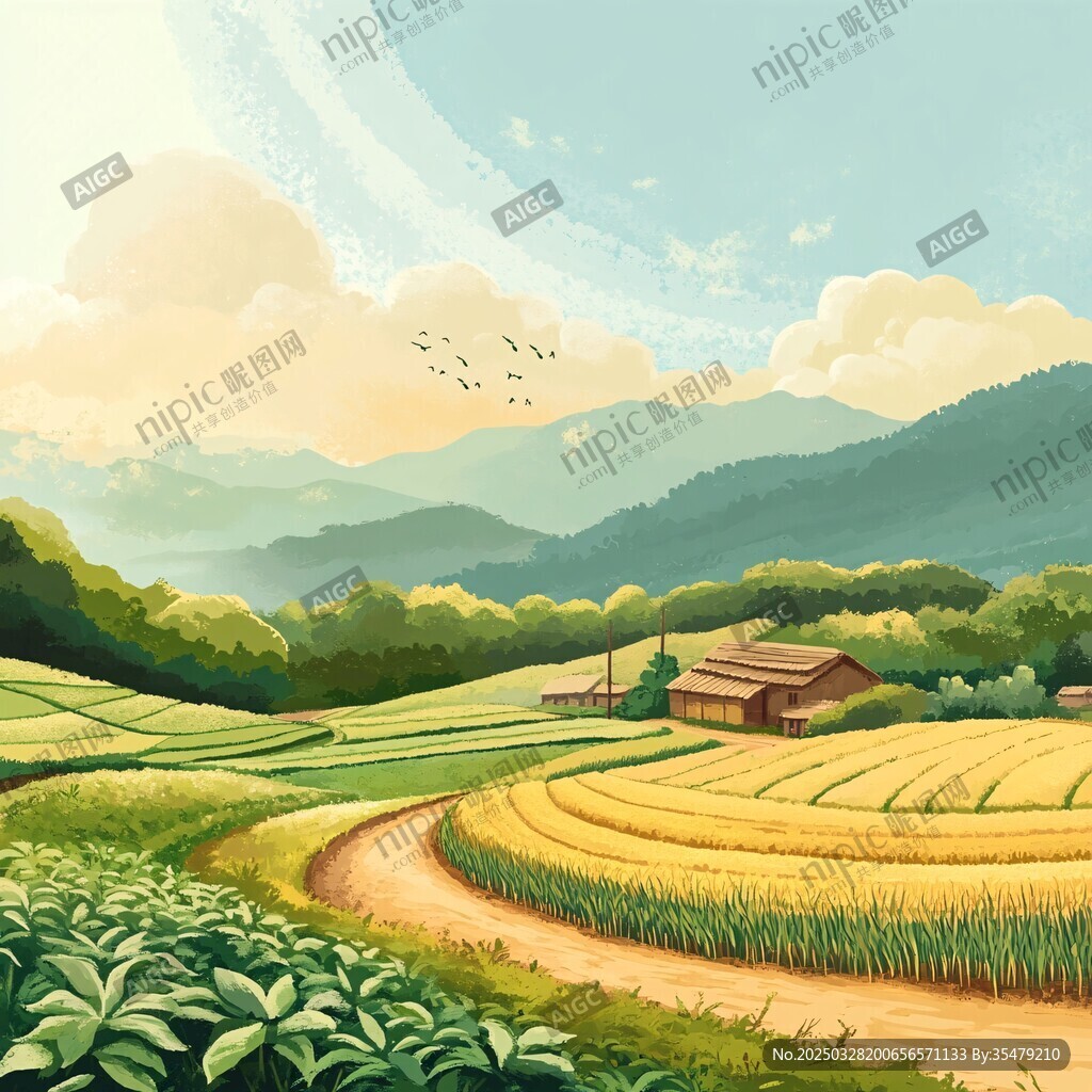 田園風光 鄉(xiāng)村美景如畫