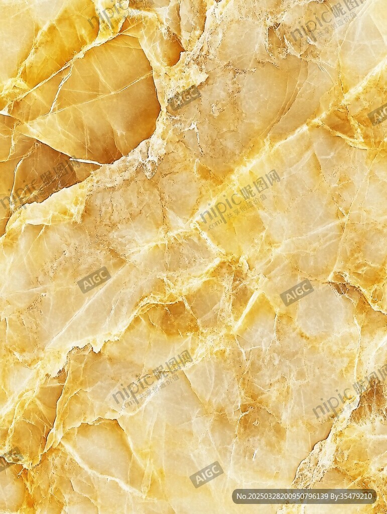 金黃大理石紋理圖案