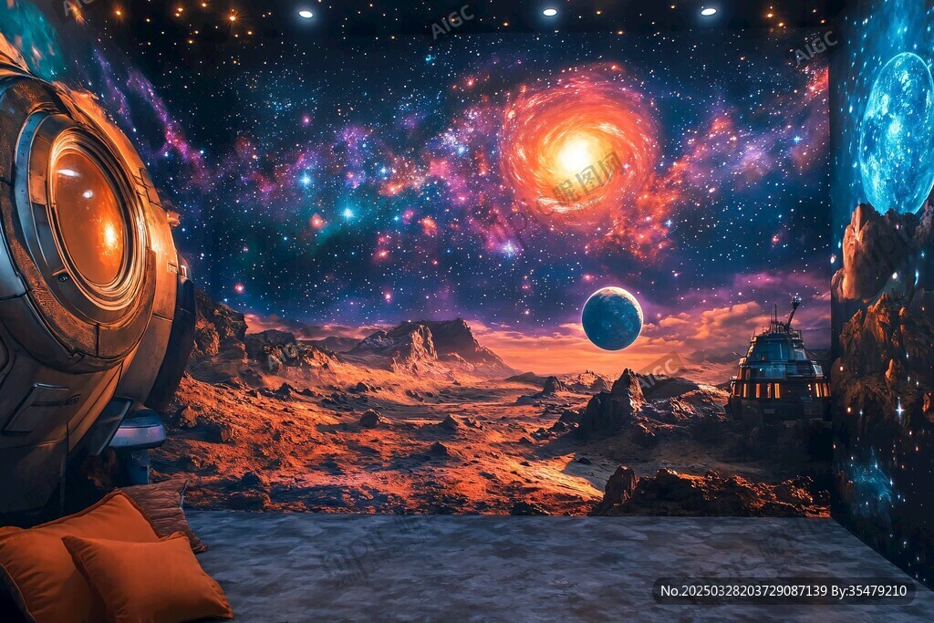 夢(mèng)幻星際空間室內(nèi)場(chǎng)景