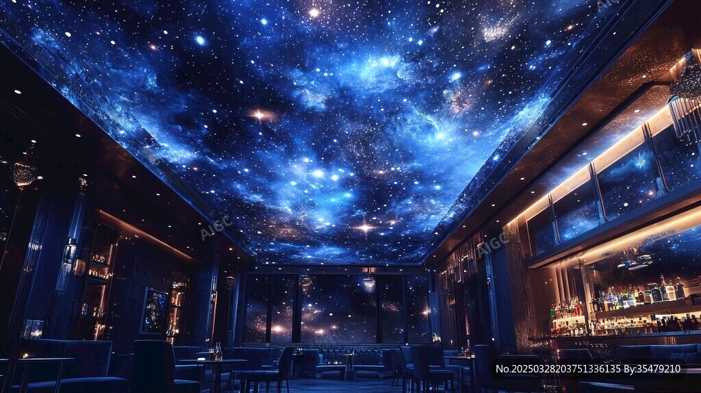 夢幻星空主題室內空間