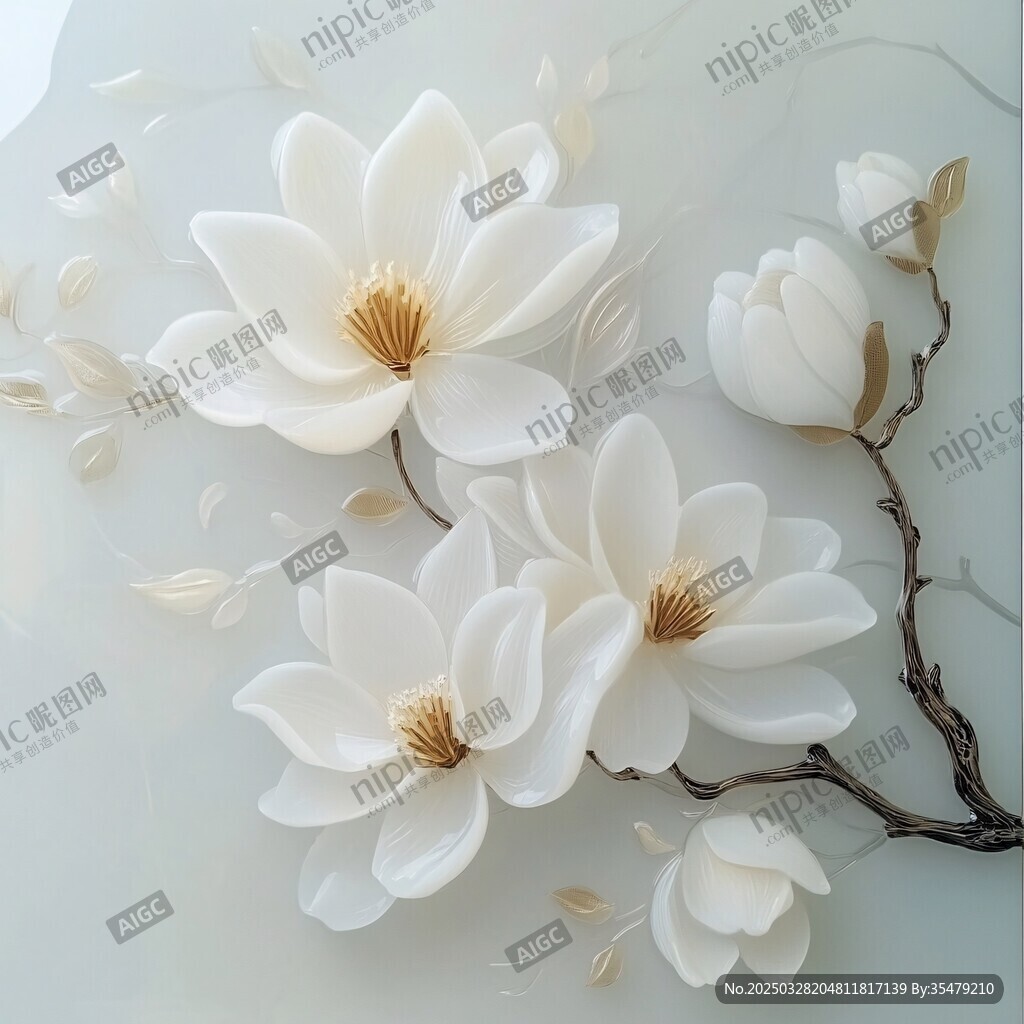 白玉蘭綻放的優(yōu)雅瞬間