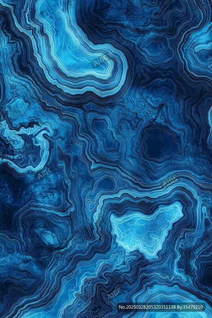 藍色夢幻紋理圖案背景