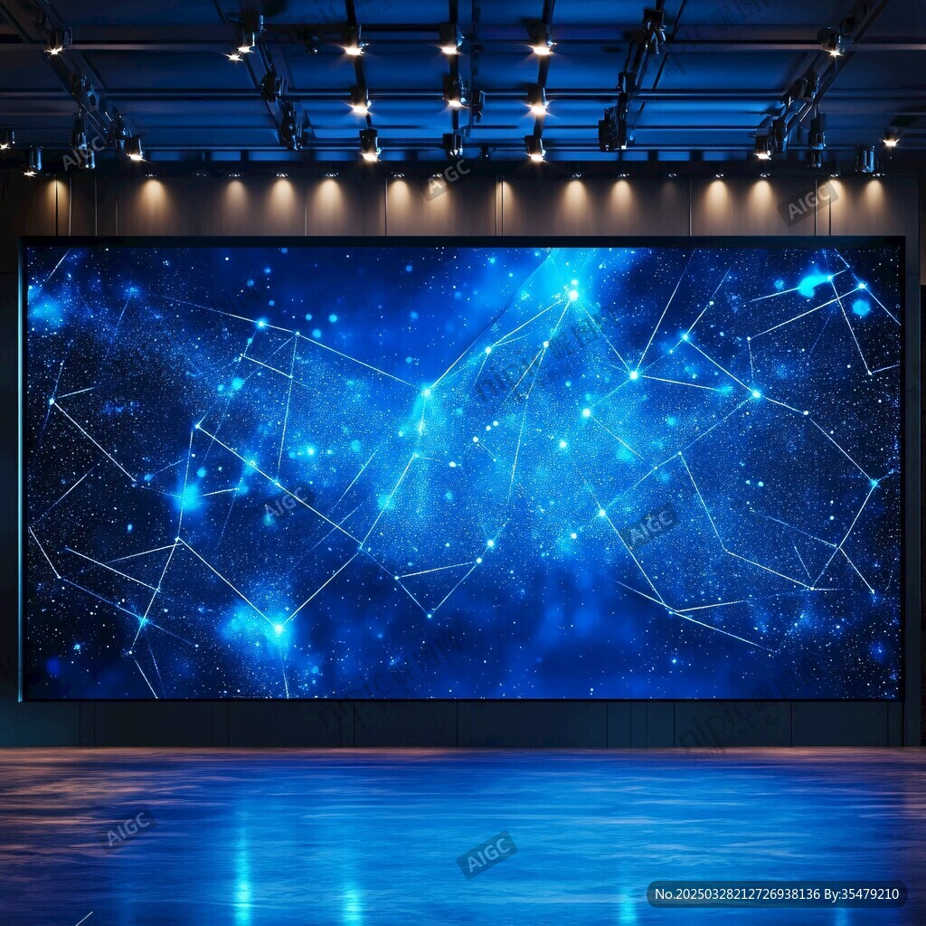 夢幻星空大屏展示場景