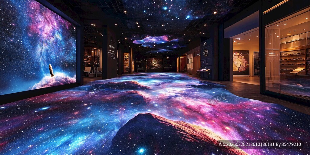 夢幻星空沉浸式室內空間