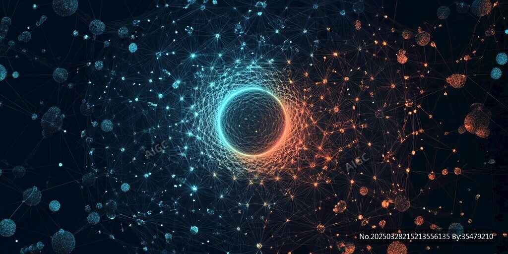 科技感抽象宇宙能量漩渦