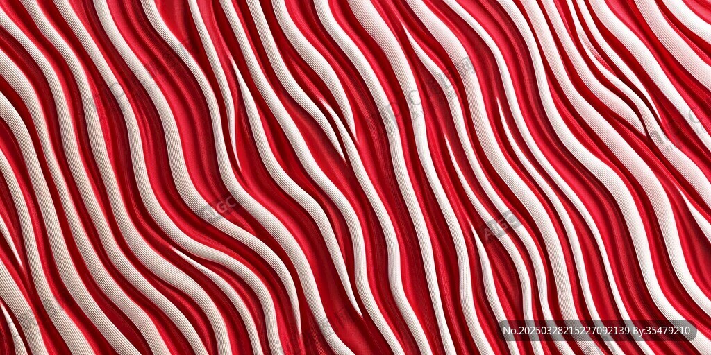 紅白波浪紋理背景圖案