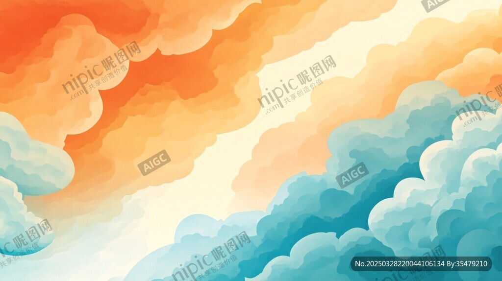 夢幻彩云繪就天空美景
