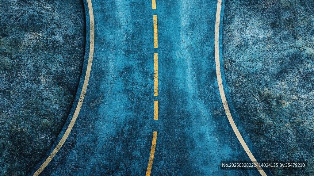 蜿蜒藍調公路