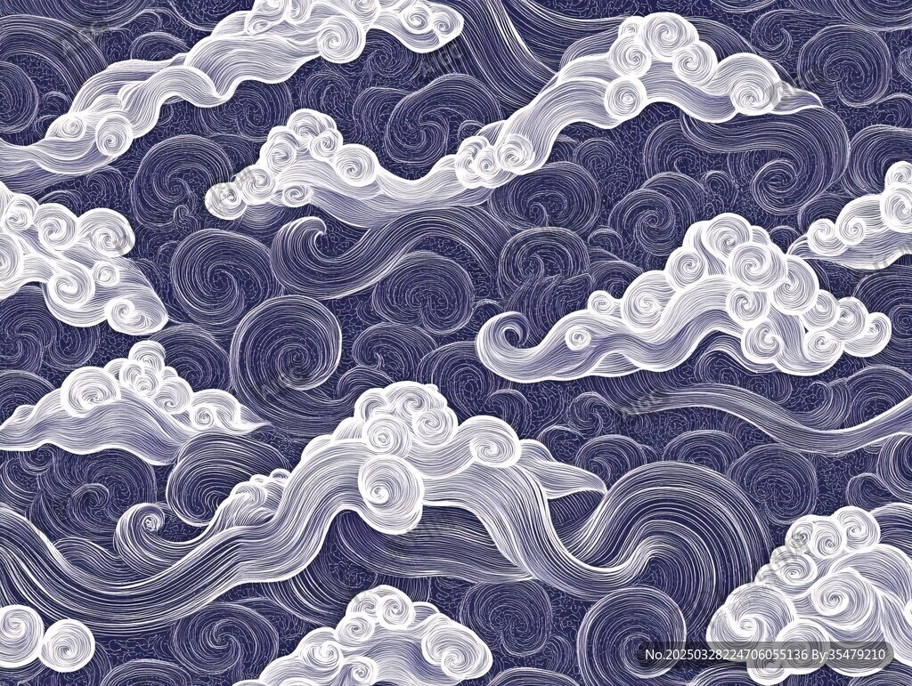 中式云紋圖案設(shè)計(jì)