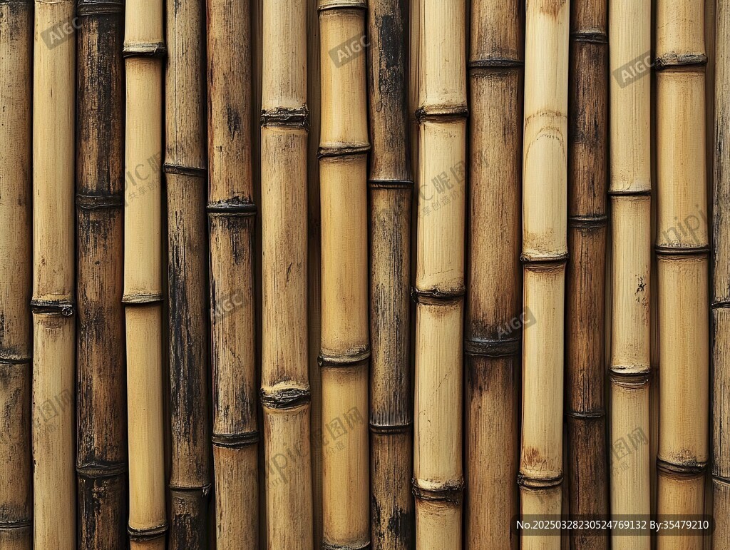 竹制紋理背景