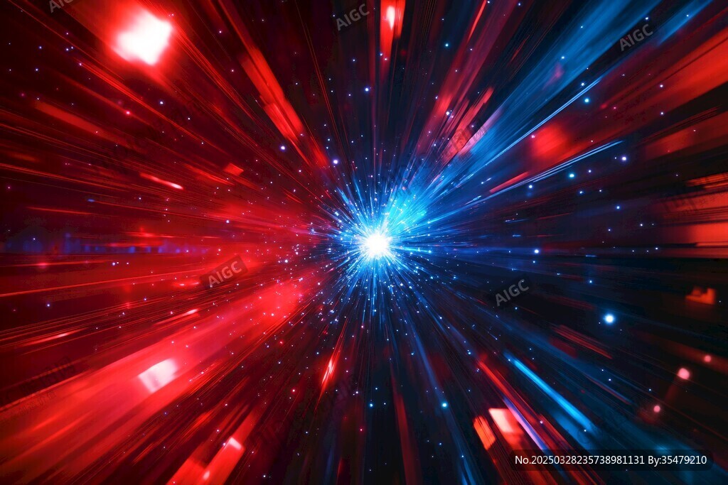 星際炫光爆發(fā)奇幻景象