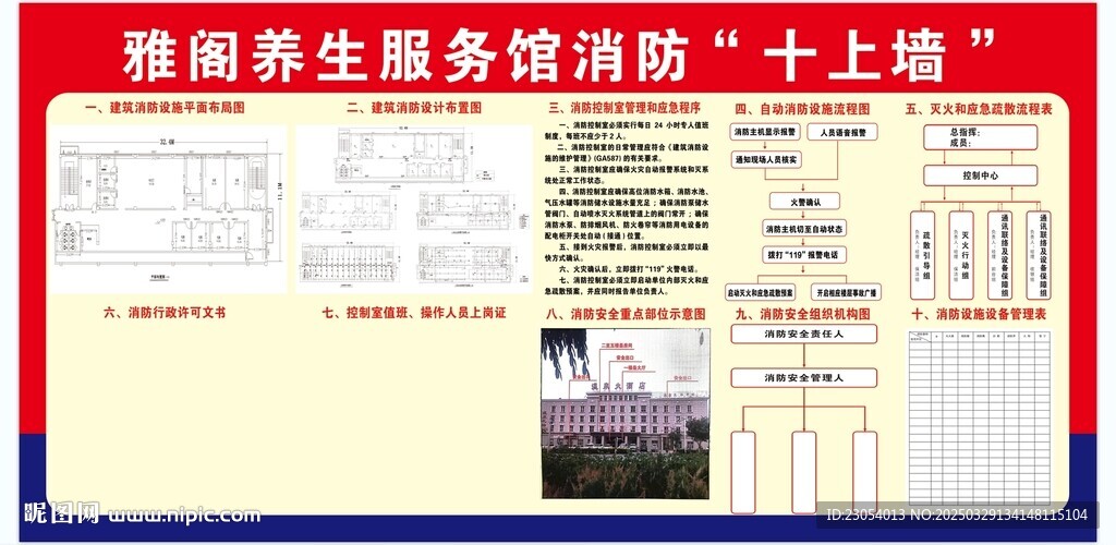 消防十上墻