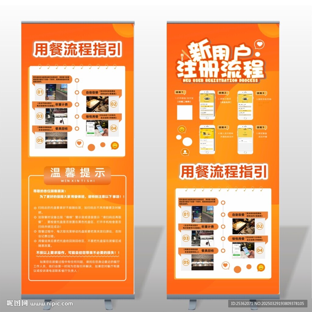 餐廳用餐指引流程