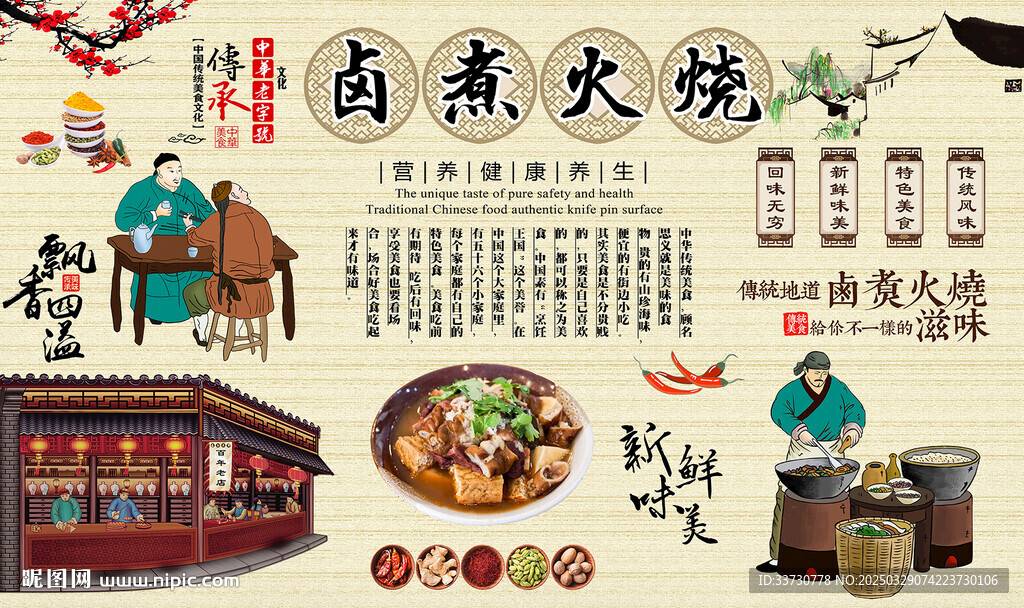 鹵煮火燒