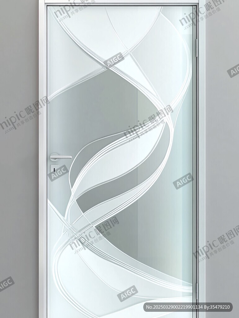 簡(jiǎn)約藝術(shù)玻璃門(mén)設(shè)計(jì)展示