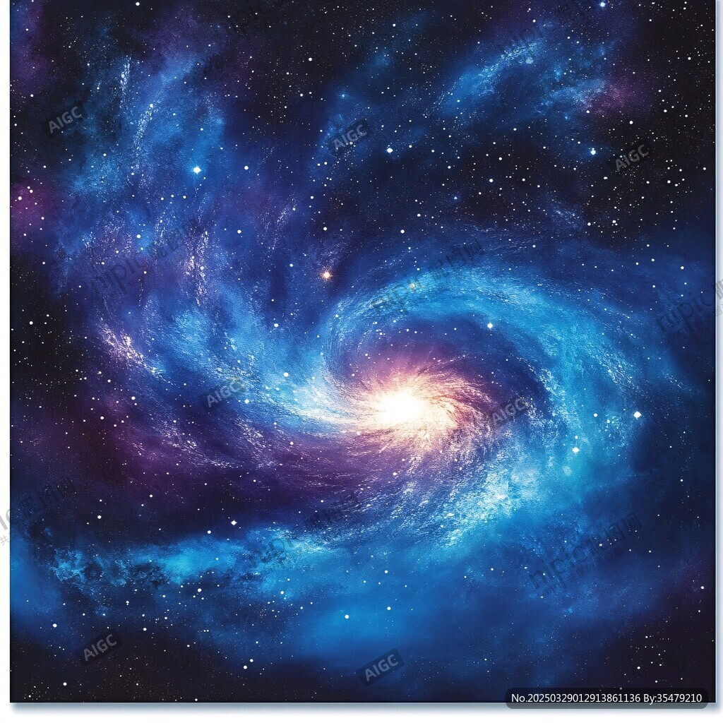 夢幻宇宙漩渦星空圖景
