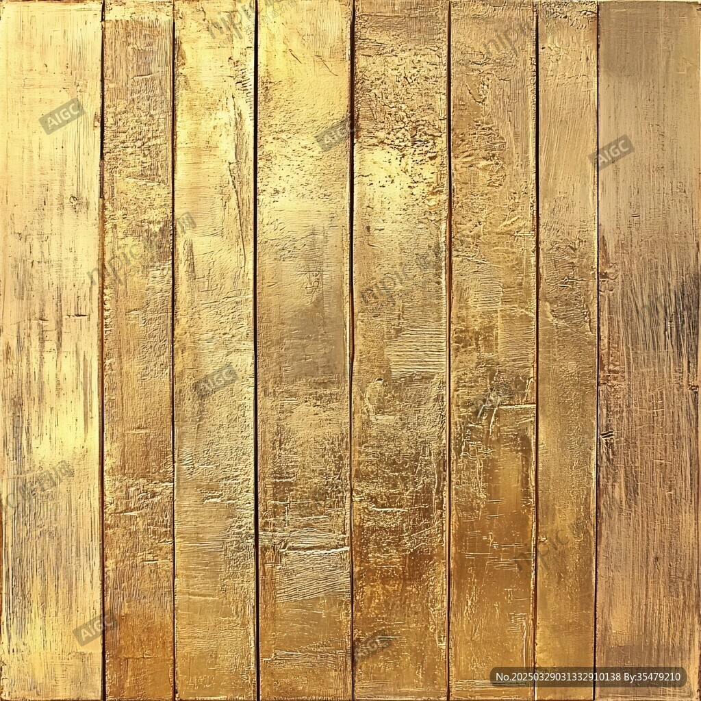金色木板紋理背景圖