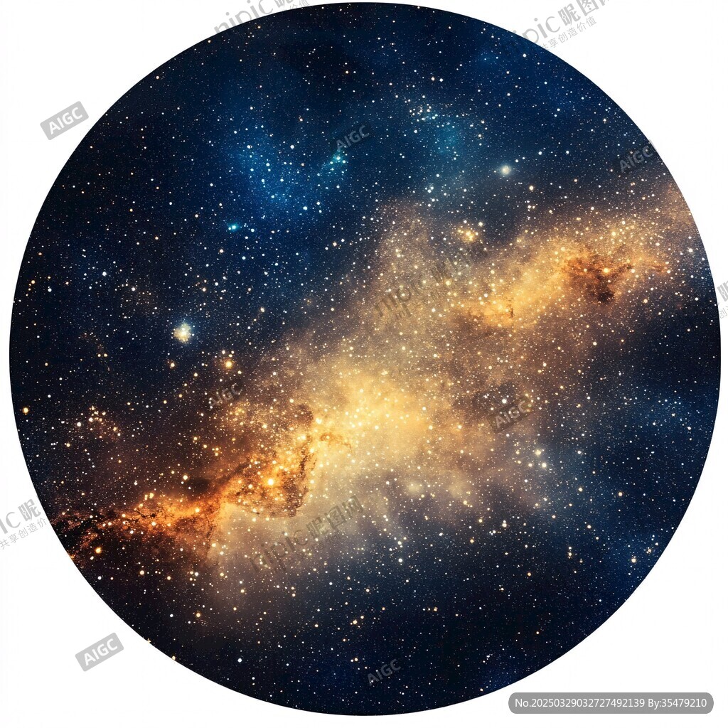 夢幻璀璨的宇宙星系圖景