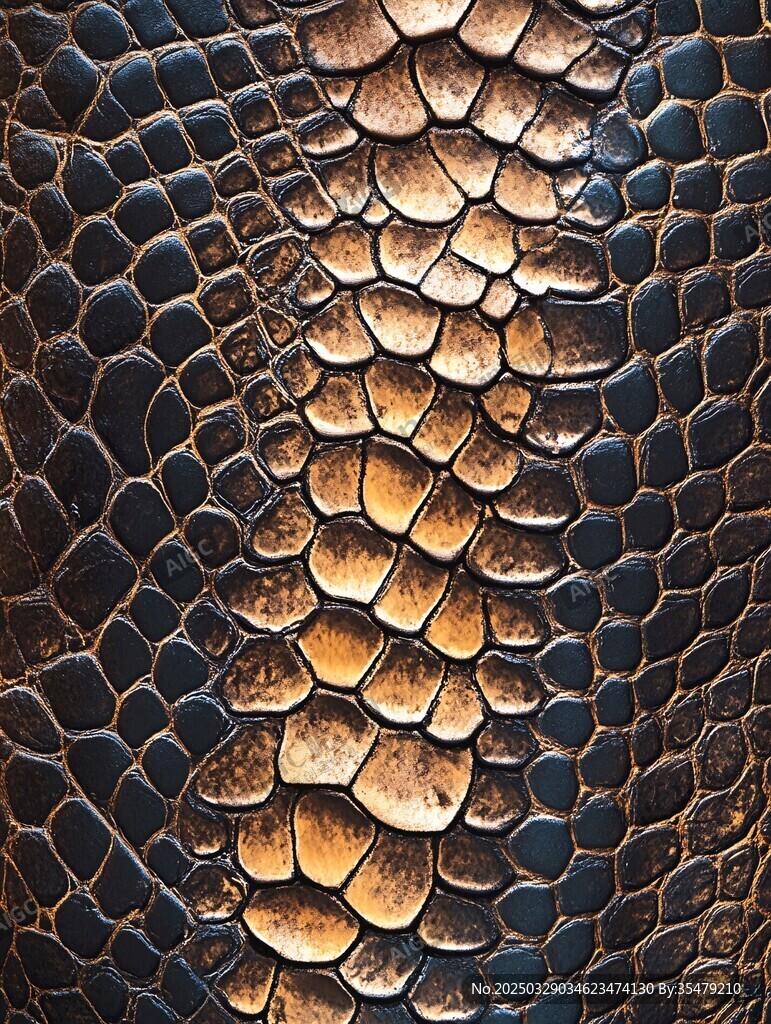 仿鱷魚皮紋理特寫