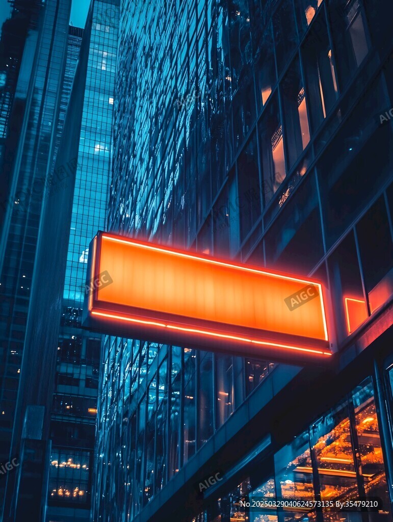 都市霓虹夜景