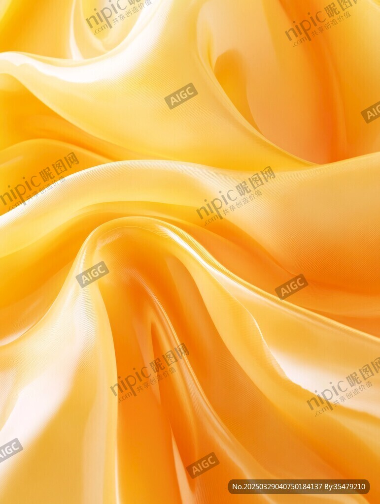 金黃綢緞質(zhì)感柔美畫面