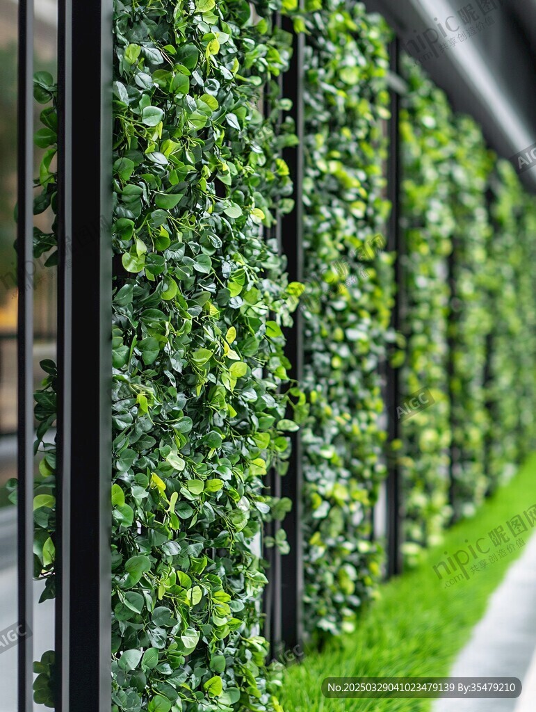 垂直綠植墻 營造自然氛圍