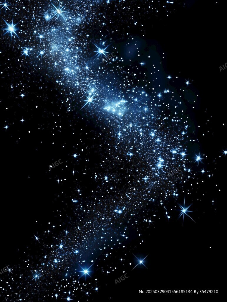 夢幻璀璨星空圖