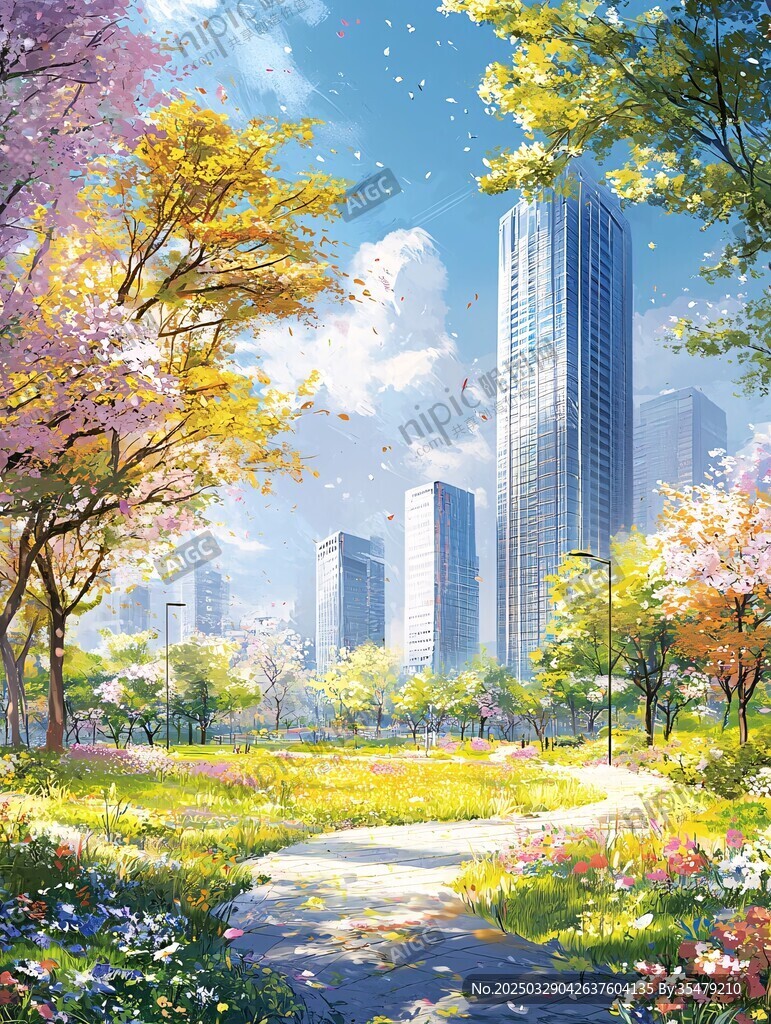 春日城市公園夢幻風(fēng)光