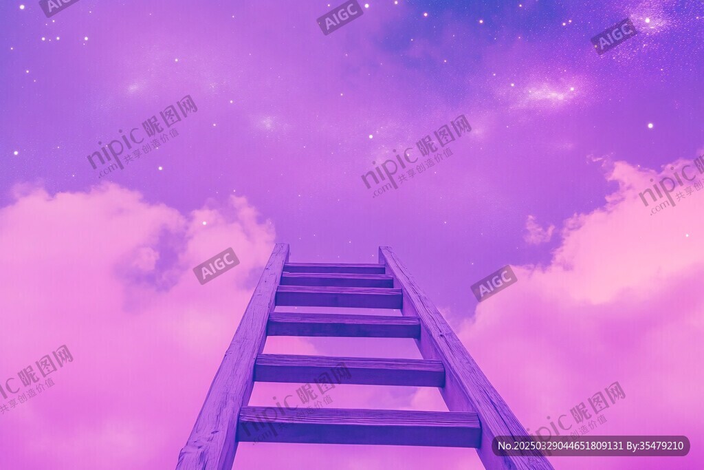 通往夢幻星空的階梯