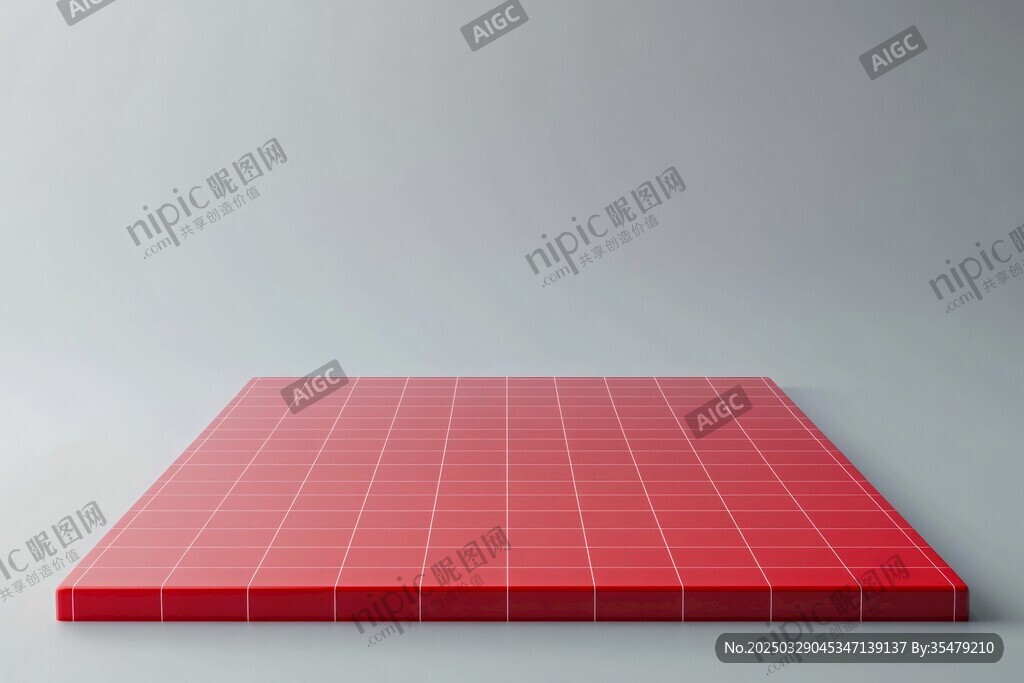 紅色方格平臺(tái)